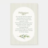 Philipper 4:6–7 Christliches Ermutigungsgeschenk Post-it Klebezettel (Vorderseite)