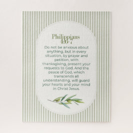 Philipper 4:6–7 Christliches Ermutigungsgeschenk Puzzle
