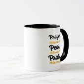 Philipper 4:6-8 Gebete, Frieden, Lob Tasse (VorderseiteRechts)