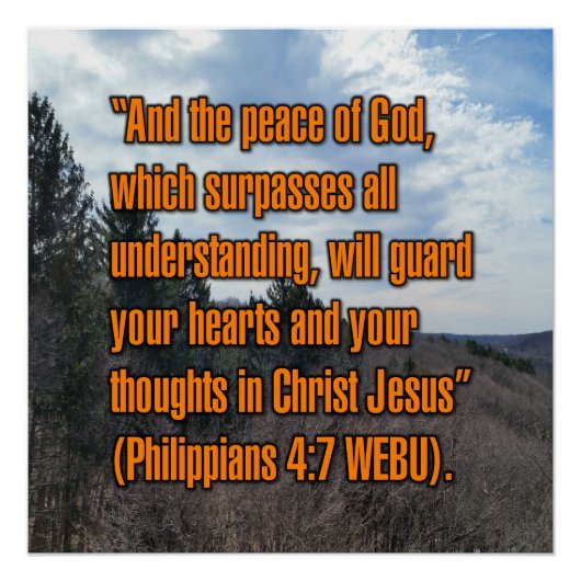 Philipper 4:7 WEBU Poster (Vorderseite)