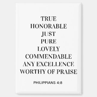 Philipper 4:8 Magnet