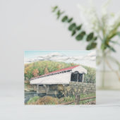 Philippi Covered Bridge Postcard Postkarte (Stehend Vorderseite)