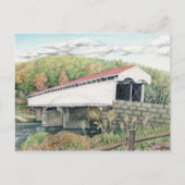 Philippi Covered Bridge Postcard Postkarte (Vorderseite)