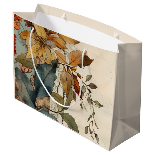 Philippianer 4:13 Alles durch die Christi-Bibel Große Geschenktüte (Rückseite Schrägansicht)