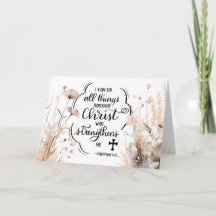 Philippianer 4:13 Alles durch die Christi-Bibel