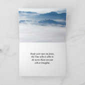 Philippianer 4:13 Alles durch die Christi-Bibel Karte (Innenseite)