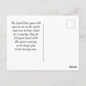 Philippianer 4:13 Alles durch die Christi-Bibel Postkarte (Rückseite)