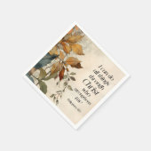 Philippianer 4:13 Alles durch die Christi-Bibel Serviette (Ecke)