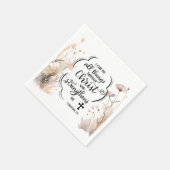 Philippianer 4:13 Alles durch die Christi-Bibel Serviette (Ecke)