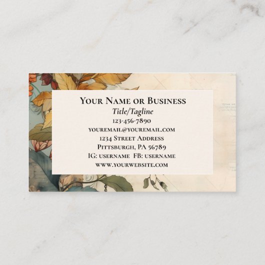 Philippianer 4:13 Alles durch die Christi-Bibel Visitenkarte (Rückseite)