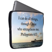 PHILIPPIANER 4:13 HOFFNUNG LAPTOPSCHUTZHÜLLE (Vorne Rechts)