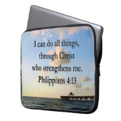 PHILIPPIANER 4:13 HOFFNUNG LAPTOPSCHUTZHÜLLE (Vorderseite Links)