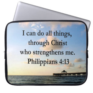PHILIPPIANER 4:13 HOFFNUNG LAPTOPSCHUTZHÜLLE