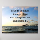 PHILIPPIANER 4:13 HOFFNUNG POSTER (Vorne)