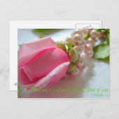 Philippianischer Bibelverse Ich danke meinem Gott Postkarte (Vorne/Hinten)