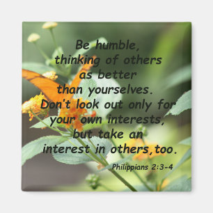 Philippians-2:3 - 4 magnet