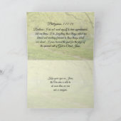 Philippians 3:13-14 I press on toward the goal Karte (Innenseite)