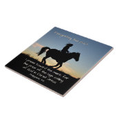 Philippians 3:13-14 I press toward the mark, Horse Fliese (Seite)