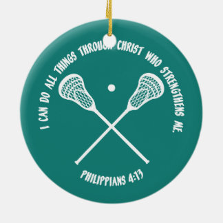 PHILIPPIANS 413 - LACROSSE KERAMIKORNAMENT