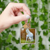 Philippians-4:13 alle Sachen durch Christus, Pferd Schlüsselanhänger (Hand)