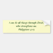 Philippians-4:13 Autoaufkleber (Vorne)