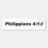 Philippians-4:13 Autoaufkleber (Vorne)