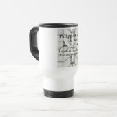 Philippians 4:13 Bible Verse Travel Mug Reisebecher (Vorderseite Links)