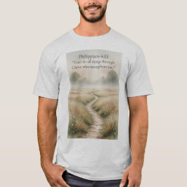 Philippians 4:13 Christian Men's Tee Shirt