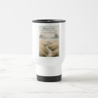 Philippians 4:13 Christian Travel Mug Reisebecher
