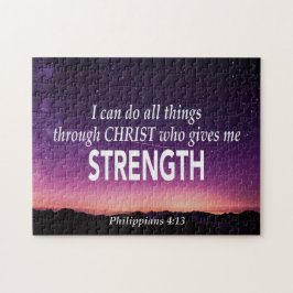 PHILIPPIANS 4:13 Ich kann alles Christlich machen Puzzle