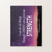 PHILIPPIANS 4:13 Ich kann alles Christlich machen Puzzle (Vertikal)