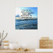 PHILIPPIANS 4:13 ICH KANN ALLES TUN POSTER (Küche)
