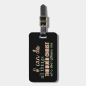 Philippians-4:13 kann ich gepäckanhänger (Vorderseite vertikal)