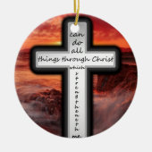 Philippians-4:13 Keramik Ornament (Vorne)