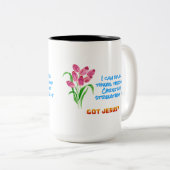 Philippians 4:13 Mug Zweifarbige Tasse (VorderseiteRechts)