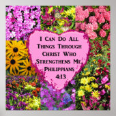 PHILIPPIANS 4:13 SCRIPTURE VERSE POSTER (Vorne)