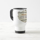 Philippians 4:13 Shield Travel Mug Reisebecher (Vorderseite Links)