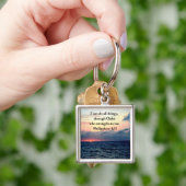 PHILIPPIANS 4:13 SONNENDESIGN SCHLÜSSELANHÄNGER (Hand)