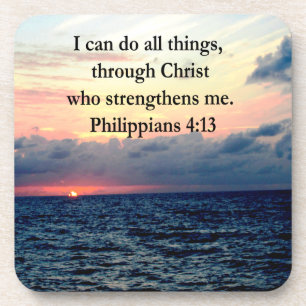 PHILIPPIANS 4:13 SONNENDESIGN UNTERSETZER