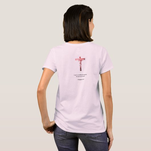 PHILIPPIANS 4:13 T-Shirt (Schwarz voll)