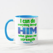 PHILIPPIANS 4 13 TASSE (Links)