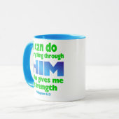 PHILIPPIANS 4 13 TASSE (Vorderseite Links)