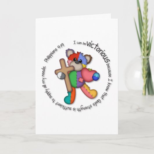 Philippians 4:19 Congratulations Card Karte (Vorderseite)
