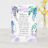 Philippians-4:6 - 7 beten über alles karte (Gelbe Blume)