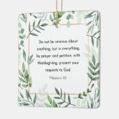 Philippians 4:6, Bibel Verse, Christianity, Keramikornament (Links)