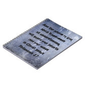 Philippians-4:7 Bibel-Vers Notizblock (Linke Seite)