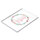 Philippians 4 8 notizblock (Linke Seite)