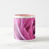 Philippians-4:8 Rosa-Rosen-Tasse Zweifarbige Tasse (Mittel)