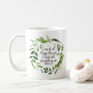 Philippians Bible Scripture verse Inspiration Kaffeetasse