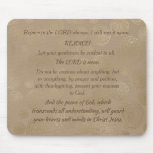 Philippians freuen sich im Lord Christian Mousepad